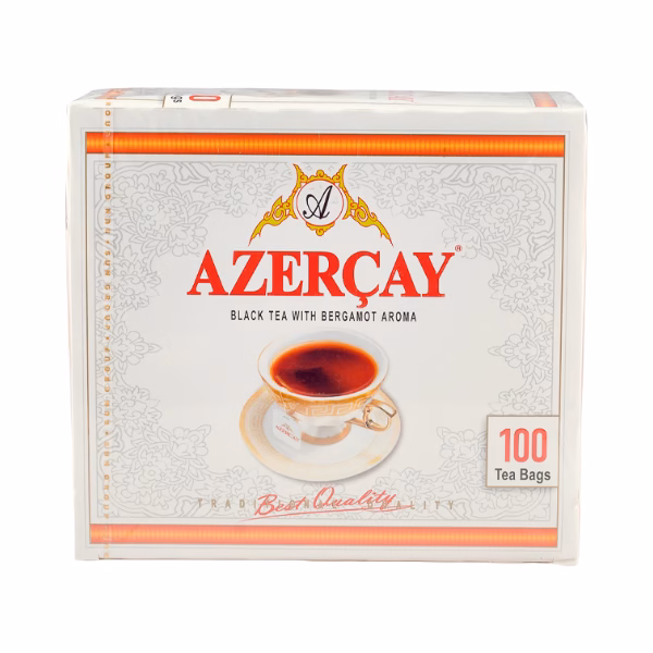 AZERCAY melnā tēja ar bergamotu maisiņos 100x2g