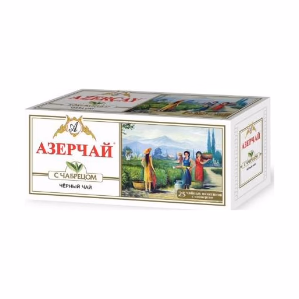 AZERCAY Melna tēja ar timiānu maisiņos 50g