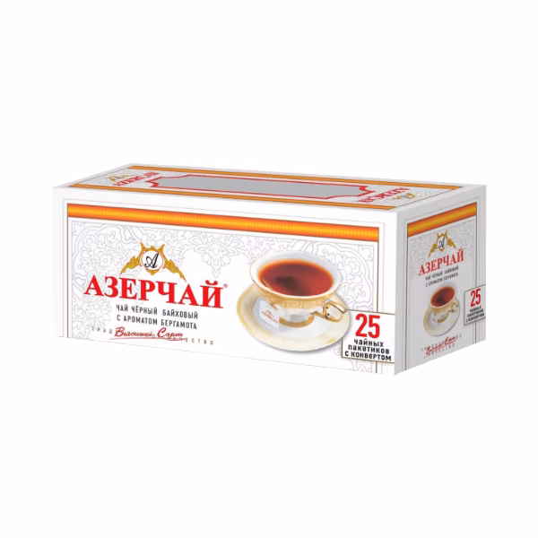 AZERCAY musta tee bergamotin tuoksulla pusseissa 50g