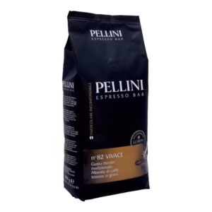 Kafijas pupiņas Pellini Espresso Bar No. 82 Vivace 1kg — intensīva espresso kafija ar izteiksmīgu aromātu.